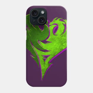 Green Heart Phone Case