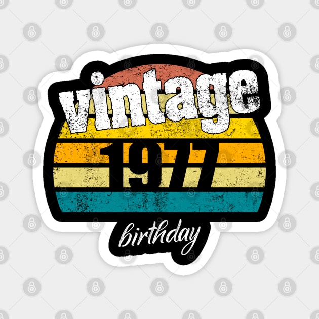 vintage 1977 Magnet by Yous Sef