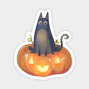 Spooky Season Kitty Magnet