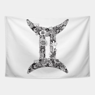 Gemini Zodiac Sign Tapestry