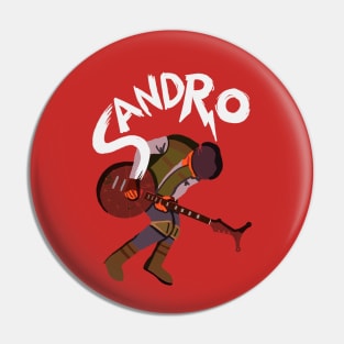 Sandro vs the world Pin