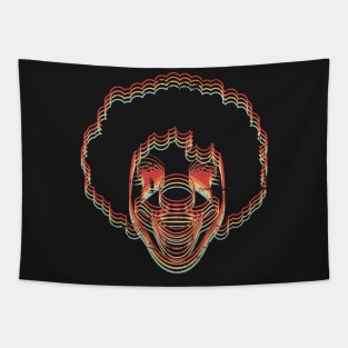 Trippy Creepy Clown Tapestry