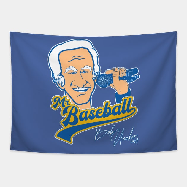 Mr Baseball ))(( Bob Uecker Baseball Tribute Tapestry by darklordpug