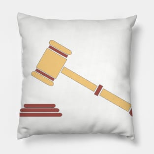 Judge Fudge Presiding Pillow