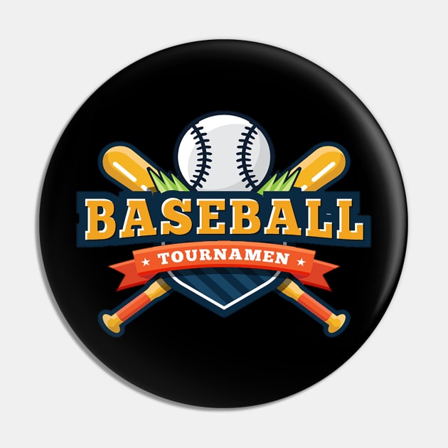 Baseball Pin by Brainable ART