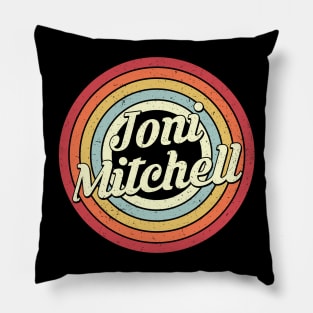 Joni Proud Name Retro Rainbow Tribute Pillow