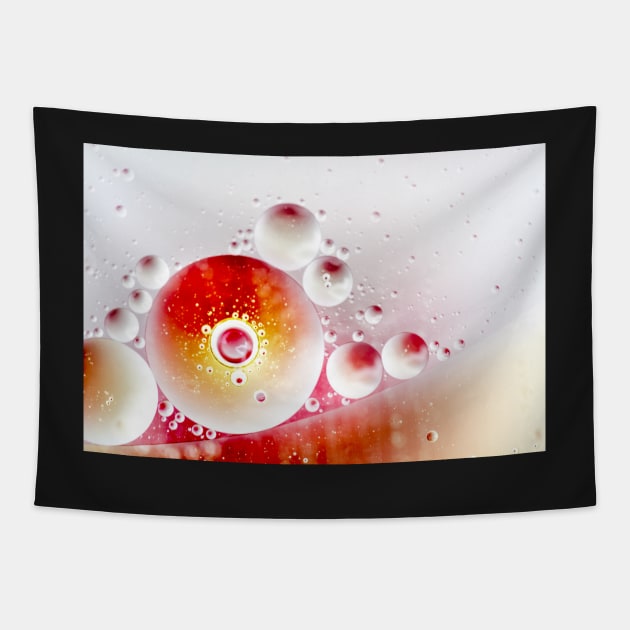 Blood Orange Oculus Tapestry by heidiannemorris