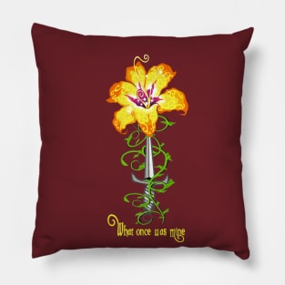 Rapunzel Flower What once was mine Pillow