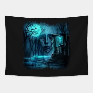 Haunted Forest Tapestry