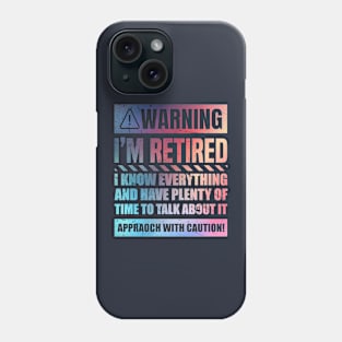 Retirement Design For Men Women Retiree Retired Retirement Phone Case