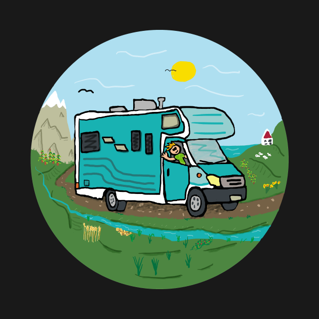 RV Recreational Vehicle by Mark Ewbie