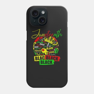 Remembering My Ancestors Juneteenth Vintage Gifts to Celebrate Juneteenth Phone Case