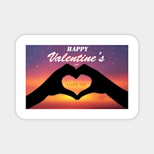 I LOVE YOU VALENTINE'S Magnet