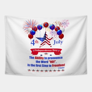 independence Day Balloon Tapestry