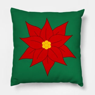 Poinsettia Pillow