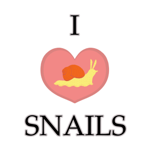 I Love Snails T-Shirt
