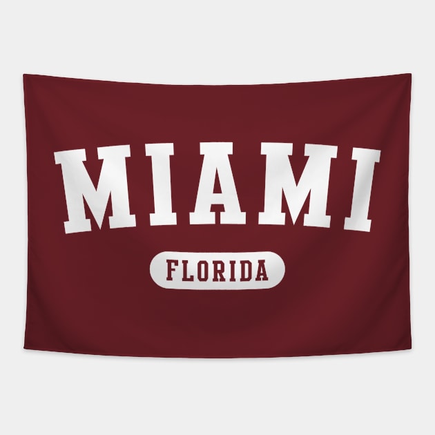 Miami, Florida Tapestry by Novel_Designs