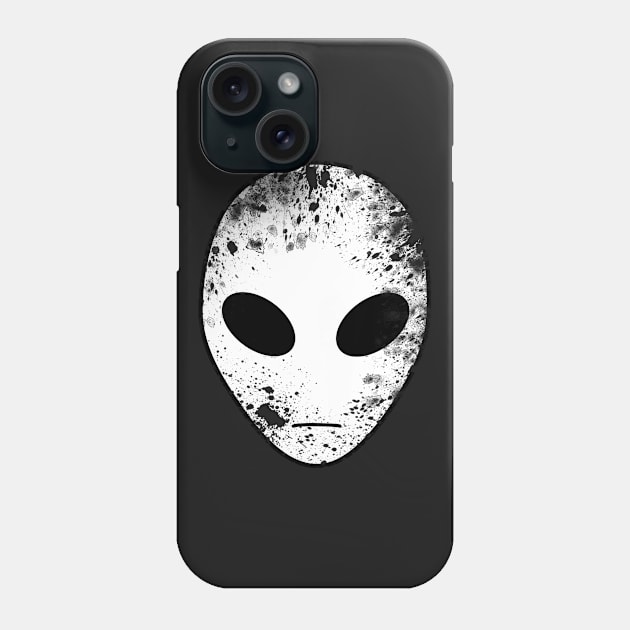 Alien Head Phone Case by Rebellion10