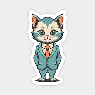 Business Cat Magnet