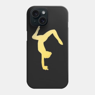 Copy of A silhouette of a double stag handstand Phone Case