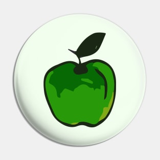 Green Apple Pin