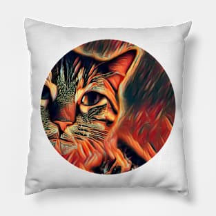 Active mycat, revolution for cats Pillow