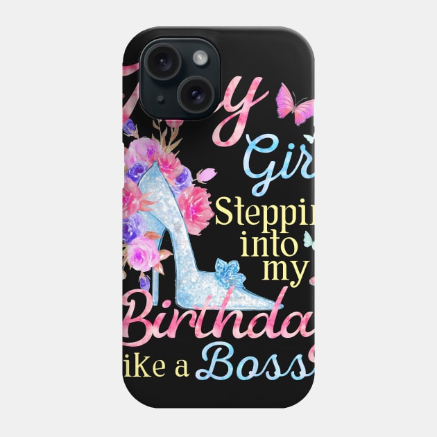 May Girl stepping into my Birthday like a boss Phone Case by Terryeare
