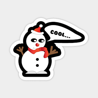 Cute Snowman Magnet