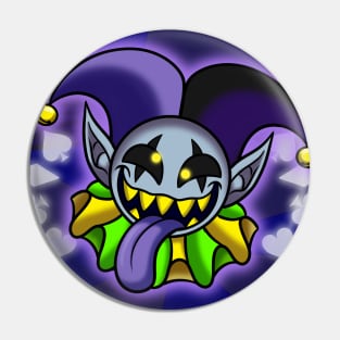 Jevil Face Pin