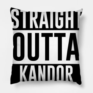 Straight outta Kandor Pillow