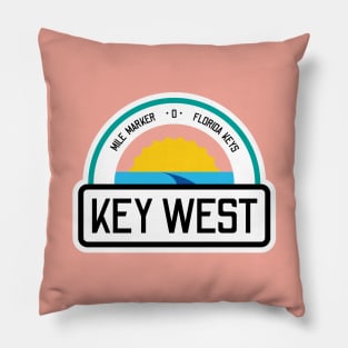 Florida Key West Zero Mile Marker Pillow