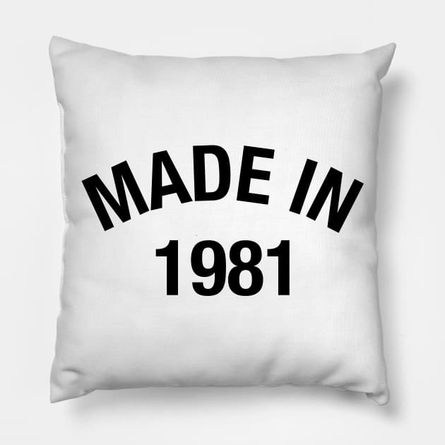 1981 Pillow by eyesblau