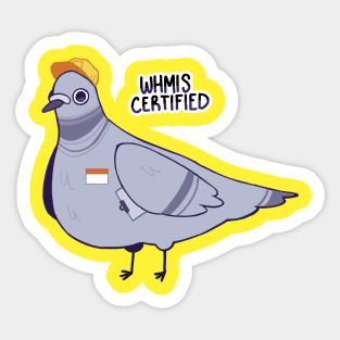 Funky Little Pigeon Sticker for Sale by sillysellsstuff