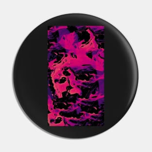 Neon Pink Pattern Pin