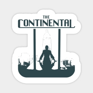 continental series john wick world graphic design illustration Magnet