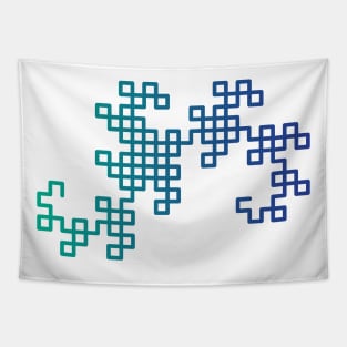 Dragon Curve Fractal Tapestry