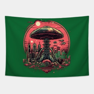 Alien City Tapestry