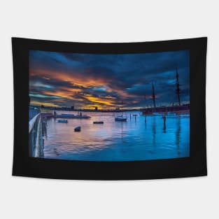 Portsmouth Sunset Tapestry