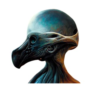 Face of a bird alien T-Shirt