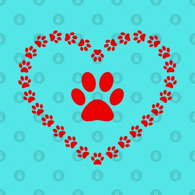 Paw heart by Florin Tenica