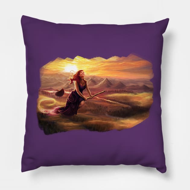 Joyride Pillow by Art of Ariel Burgess