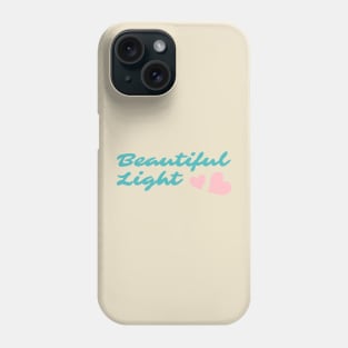 Beautiful Light - Pink Hearts Phone Case