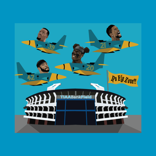 Jacksonville Jaguars No Fly Zone by nfldesign4u