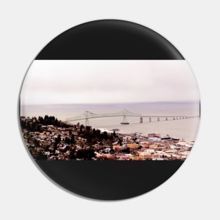 view from the Astoria Column Astoria–Megler Bridge 2 Pin