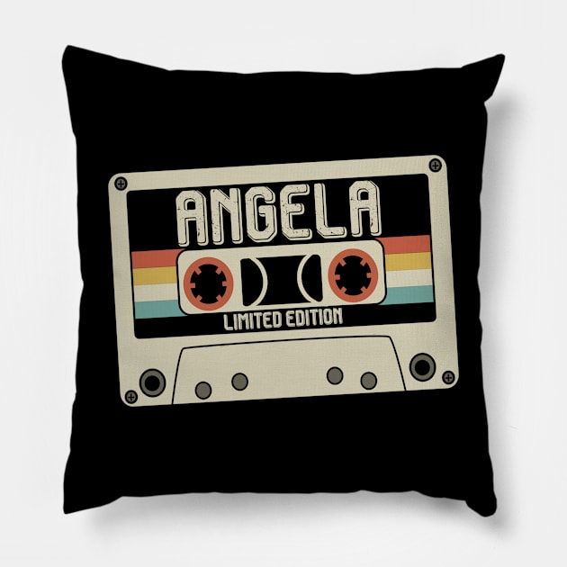 Angela - Limited Edition - Vintage Style Pillow by Debbie Art