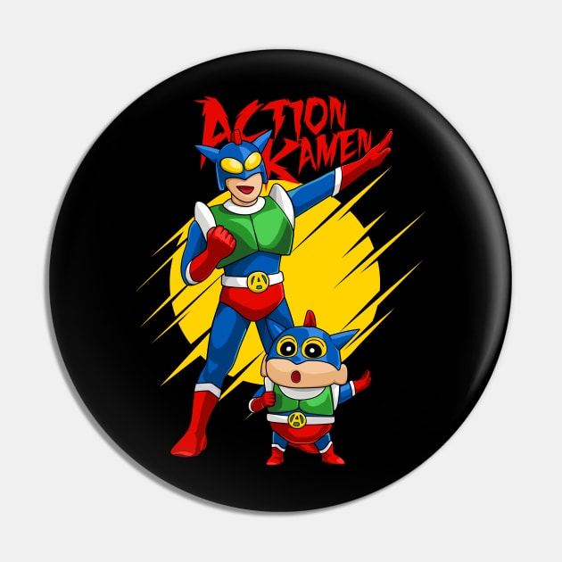 Action Kamen Pin by svthyp