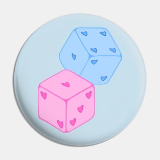 Devils roll the dice Pin