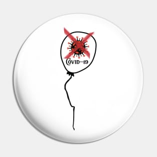 2021 Anti Covid 19 Balloon Pin