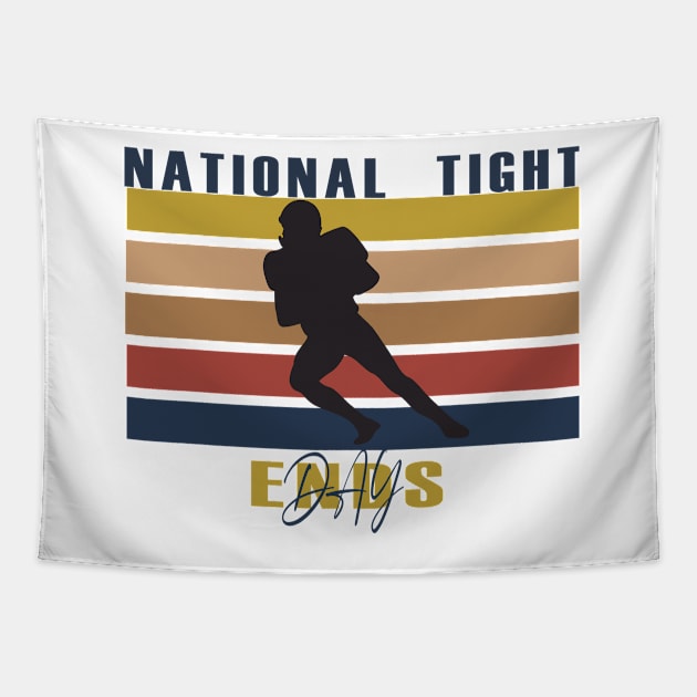 National Tight Ends Day Tapestry by Salahboulehoual