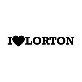 I Love Lorton - Black T-Shirt